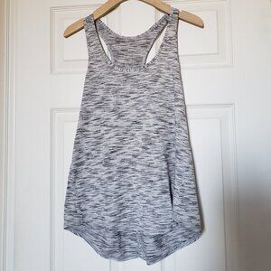 Lululemon Women's Gray Space Dye Racerback Tank Top - Size 6? *SEE NOTE